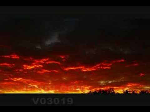 V03019 HD Super red underlit high cloud sunrise time lapse