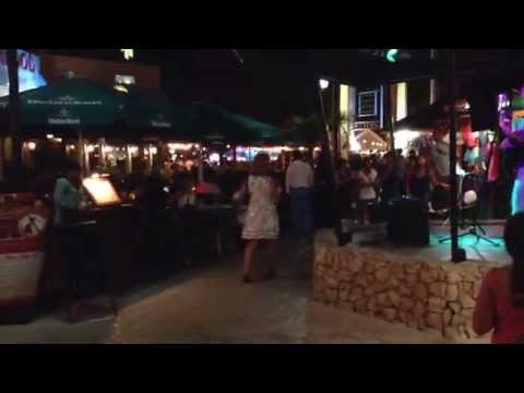 Early evening in the “High Rise” area of Aruba……