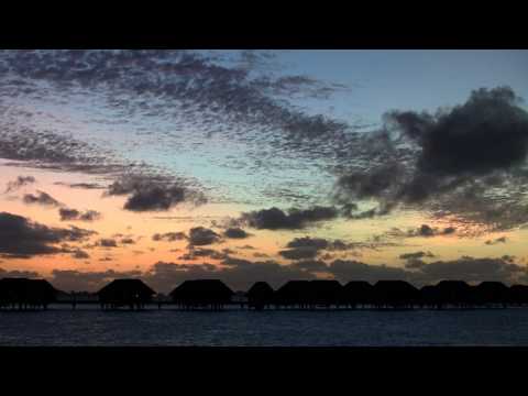 Sunset time-lapse in Bora Bora