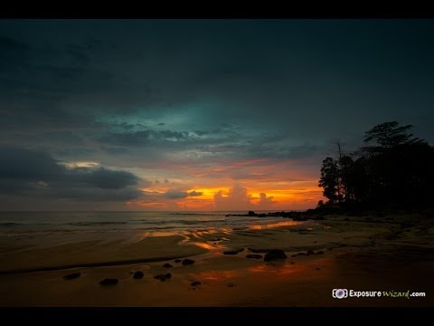 Indian ocean sunrise Time-lapse