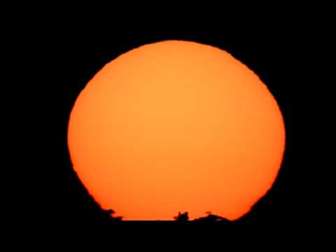 Flat Earth debunking  – One Sunset – four different cameras