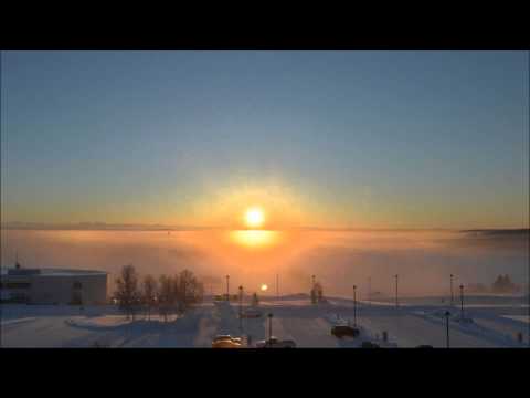 December 21, 2012 Winter Solstice in Fairbanks, Alaska. Timelapse (HD)