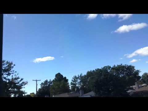 10/4/18 Timelapse Sunset And Nibiru Set With Odd Trident Object Ufo?