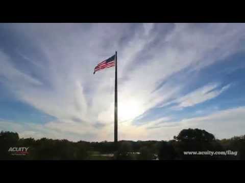 ACUITY’s 400-Foot Flagpole – Time Lapse Sunsets