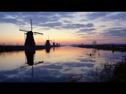 Timelapse Sunrise Kinderdijk