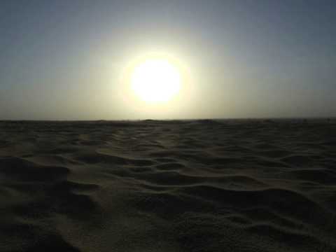 Sunrise time-lapse Dubai desert