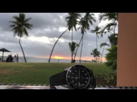 Timelapse fijian sunset