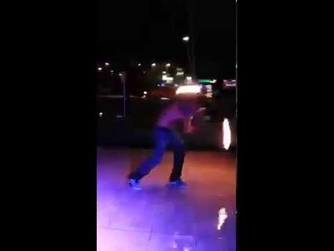 Fire Poi Dancing – South Beach Bar Aruba – Fabi’s B-Day