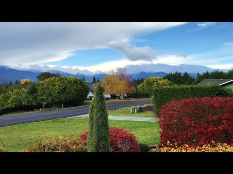 Storms and Sunrise Over Olympic Mountains – Time Lapse