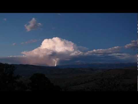 Lightning Storm Formation (HD timelapse video)