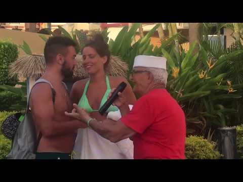Aruba – Franco Montecalvo Serenades Italian Couple at The Beach Bar
