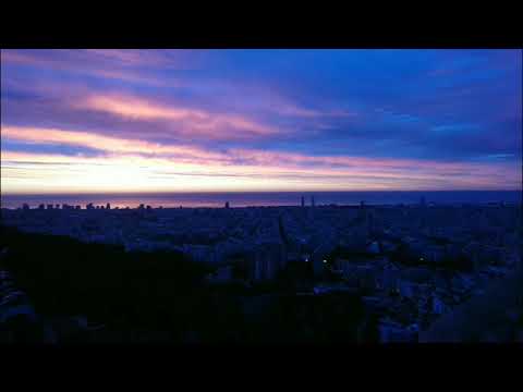 Time lapse sunrise bcn