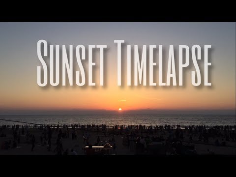 Timelapse HD Sunset at Juhu Beach – Mumbai India Juhu Chowpatti