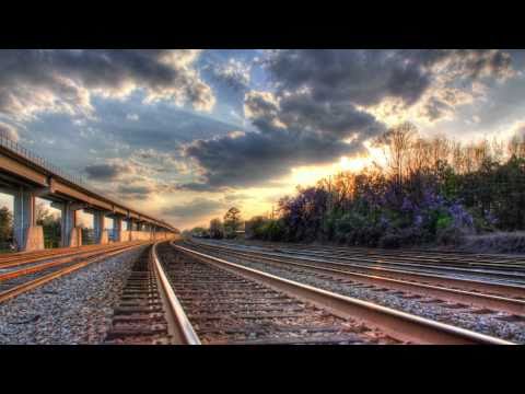 HDR Time Lapse – Sunset Over Train Tracks