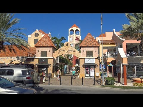 Aruba Palm Beach strip 4K
