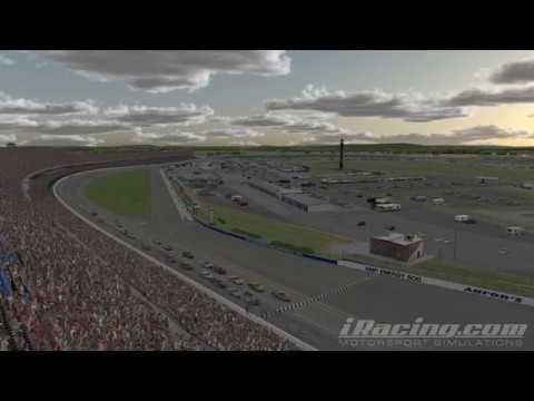iRacing Talladega Sunrise/Clouds Time Lapse
