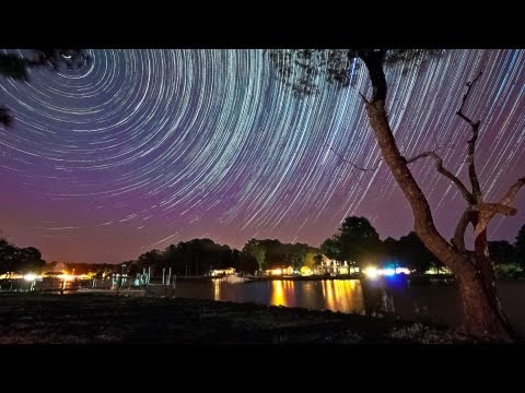 Sunset and Stars Time-lapse Sequence V1