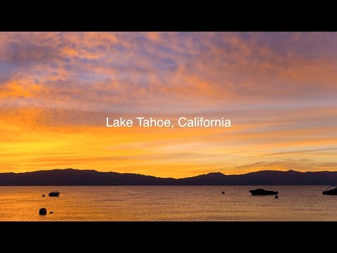 Lake Tahoe Sunrise and Milky Way Timelapse (Sony A6000)