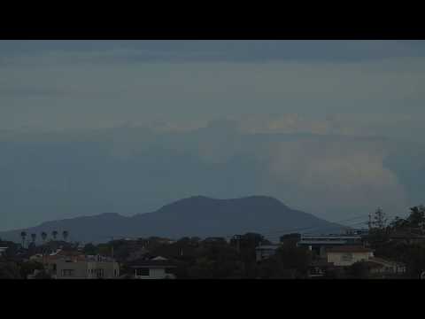 Nikon P900 Time-lapse Sunset over Rangitoto Volcano