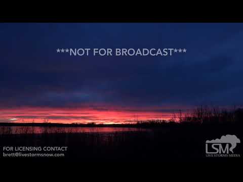 12-15-18 Aurora Co – Sunrise Over Icy Lake Timelapse
