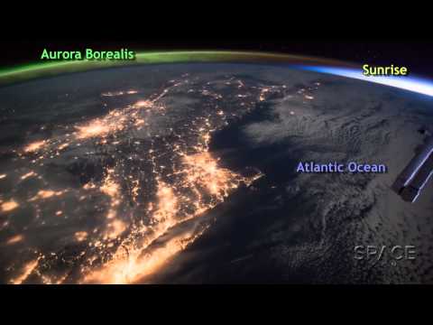 Auroras ‘Dance’ Until Sunrise In Space Station Time-Lapse Video