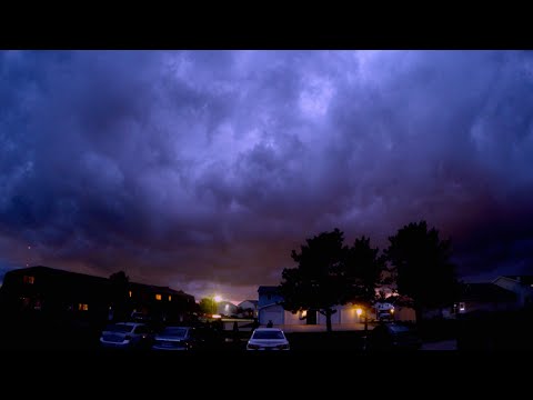 SUNSET & STORMS! [4K] (GoPro HERO4 Black Time Lapse)