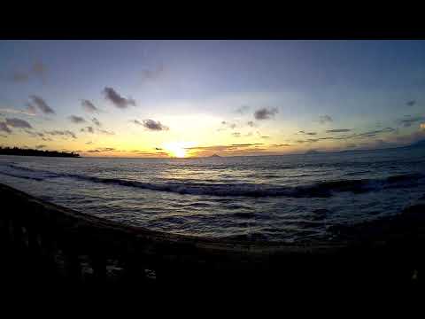 Sunset pantai Anyer 2 timelapse video selat Sunda