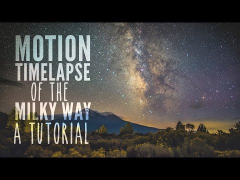 Tutorial: Motion Timelapse of the Milky Way with Dynamic Perception Stage One and R