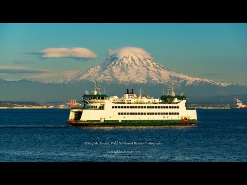 Lenticular Cloud Sunset: Mount Rainier (4K Time Lapse)