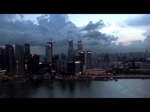 Singapore Sunset Timelapse
