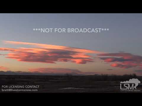 01-04-19 Denver Co – Lenticular Wave Cloud Sunset Timelapse