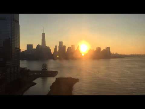 TimeLapse Sunrise over NY city