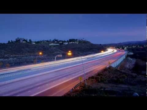 Freeway Sunrise time lapse