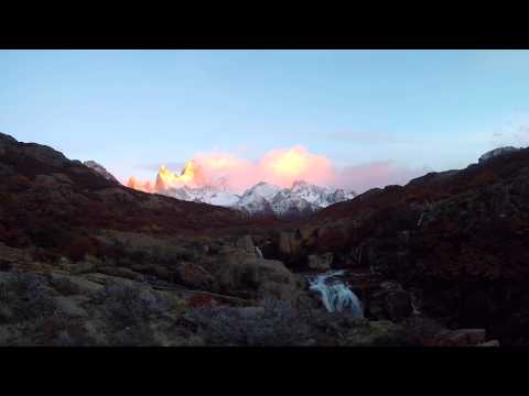 Patagonia – Fitz Roy – Hidden Falls – Sunrise Timelapse