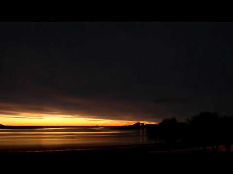 Timelapse Sunrise from Baldoyle Estuary, Dublin, Ireland.