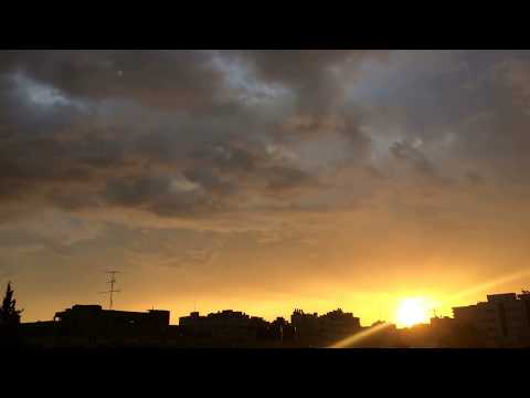 Sunrise time-lapse from Gaza City