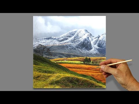 #122 Time Lapse | Painting a Mountain