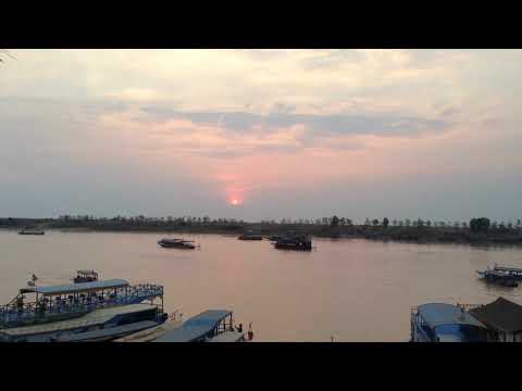 Time-Lapse Sunset at Chong Khneas Port – Siem Reap