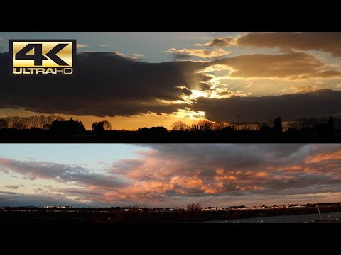 4K Video Ultra HD  TIME LAPSE (sunsets & clouds)