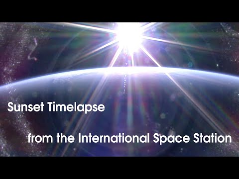 Sunset Timelapse from the International Space Station